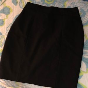 H&M straight black skirt
